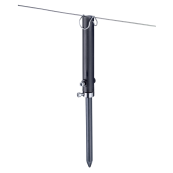 Leveling guide, black | with clamping bracket, without adjusting ring